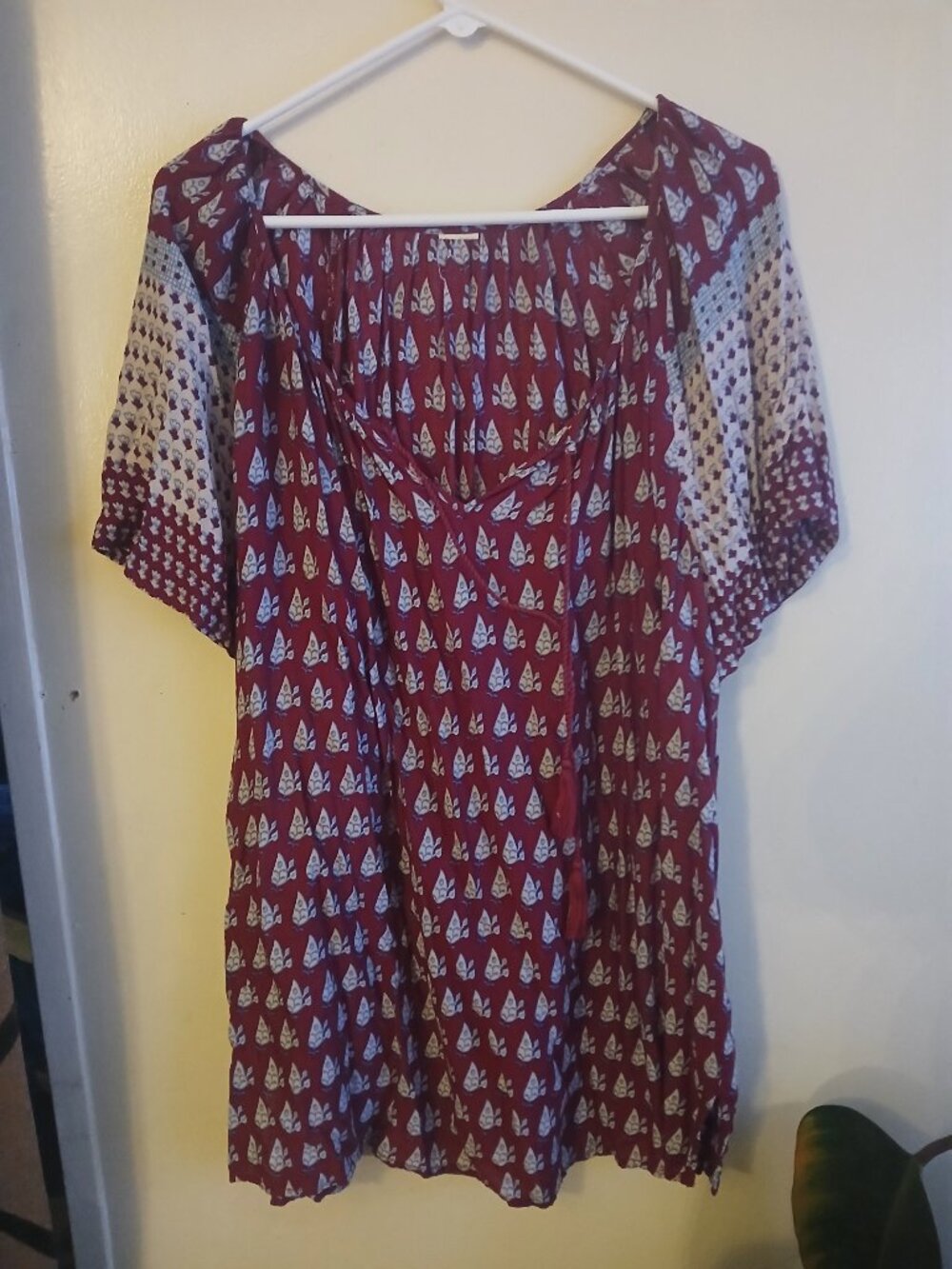 No brand women's red and white blouse Suze 3X